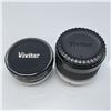 Image 1 : 2pc Vivitar Camera Lenses with Caps