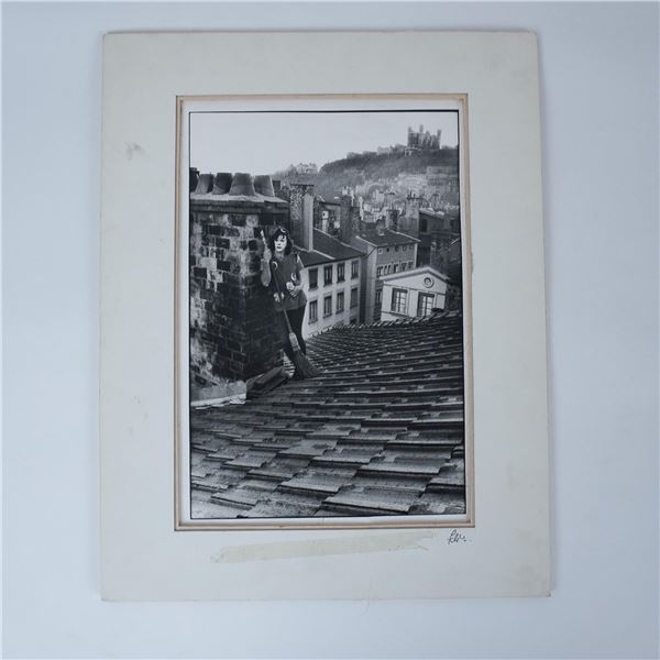 Andre Felix, Silverprint Photograph, Lyon Roofs, Signed