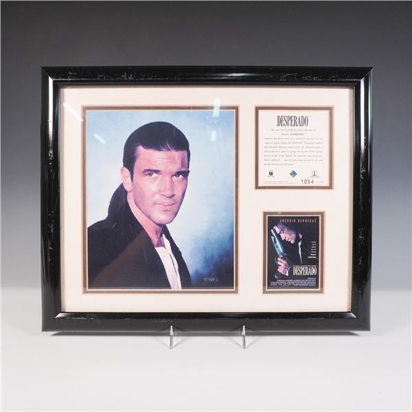 Tom Bates Framed Movie Lithograph, Desperado