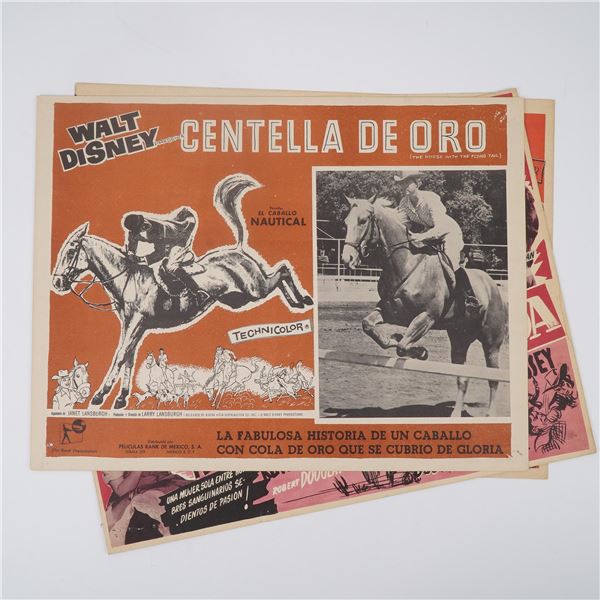 6pc Spanish-Language World Movie Lobby Cards, Mixed Genre