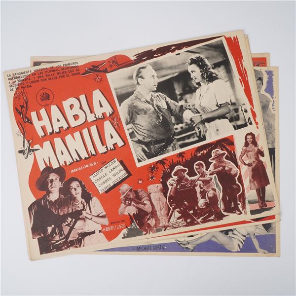 6pc Vintage Mexican Movie Lobby Cards