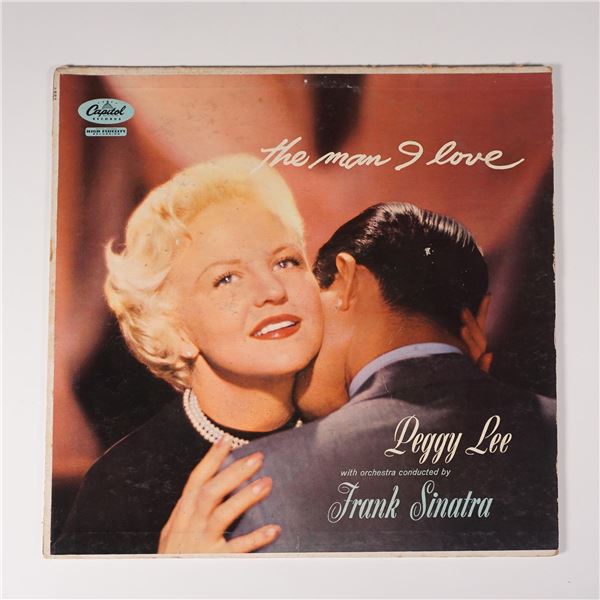 Vinyl Record, Peggy Lee The Man I Love, Frank Sinatra Orchestra