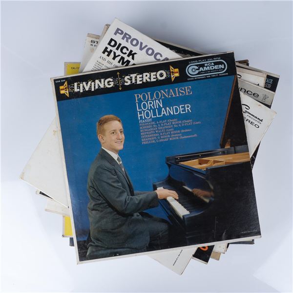 9pc Piano and Orchestral Vinyl LP Records