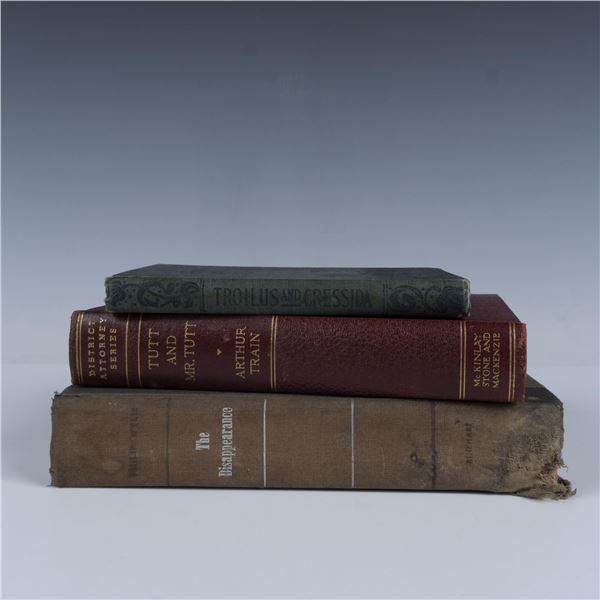 3 Fiction Novels Hardcover Books, Shakespeare, Train & Wylie