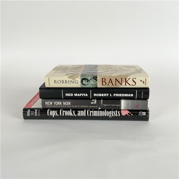 4pc Crime and Law Enforcement Book Collection