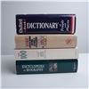 Image 1 : Set of 4 Reference Books on Language, Biography, and History