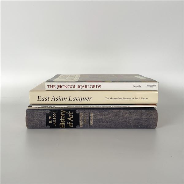 5pc Books on Asian Art History and Military Legacy