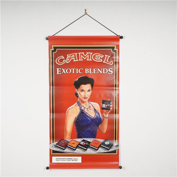 Camel Exotic Blends Hanging Advertising Poster