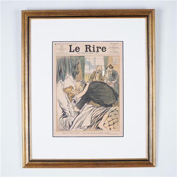Le Rire Lithograph, May 23, 1903
