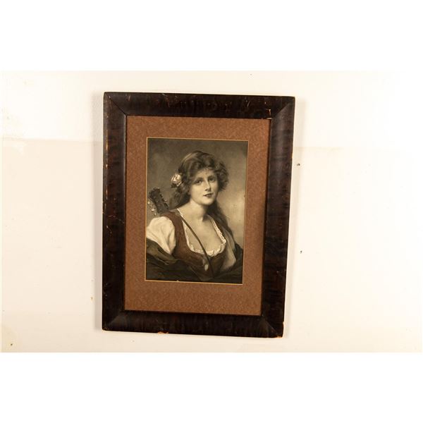 Martin-Kavel, Antique Hand-Colored Lithograph on Board