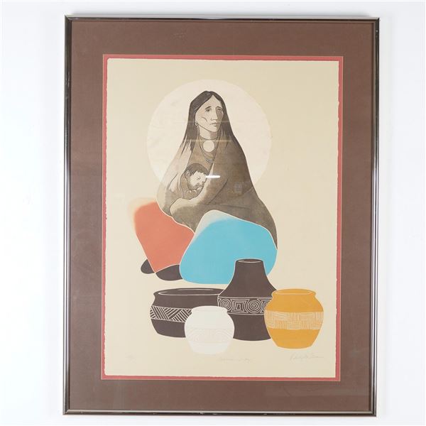 Philip M. Turner, Lithograph on Paper, American Trilogy, Signed