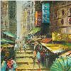 Image 5 : Original Oil on Canvas, Old Hong Kong Street Scene, Signed