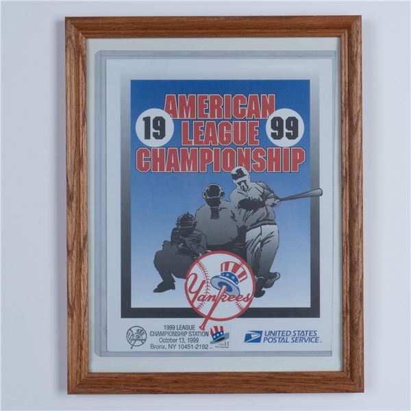 1999 AL Championship Station USPS Commemorative Card