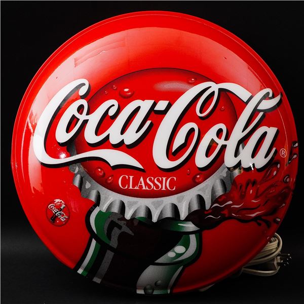 Coca-Cola Cap Advertising Sign