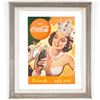 Image 1 : Coca-Cola Framed Advertising Print, Refresh… Add Zest