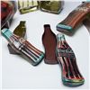 Image 4 : 5pc Coca-Cola Bottle and Glass Shaped Tin Containers