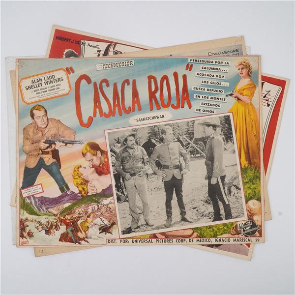 4pc Vintage Mexican Lobby Cards, Western & Musical Films