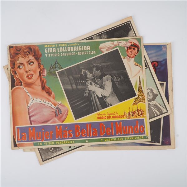 4pc Spanish-Language World Film Display Cards