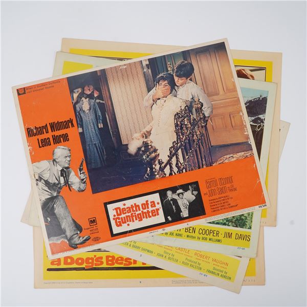 5 pc American Western & Adventure Film Lobby Cards