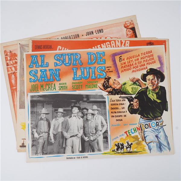 6pc Vintage Spanish-Language Movie Advertising Posters