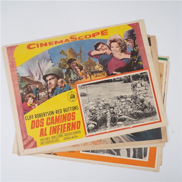 6pc Vintage Mexican Movie Film Display Cards