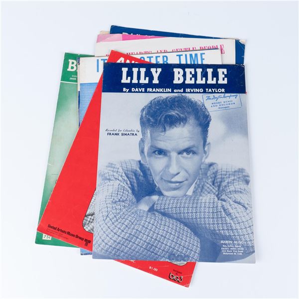 11pc Crooners Of The 40s To 70s Sheet Music