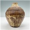 Image 2 : Signed Studio Pottery Vase, Abstract Glaze
