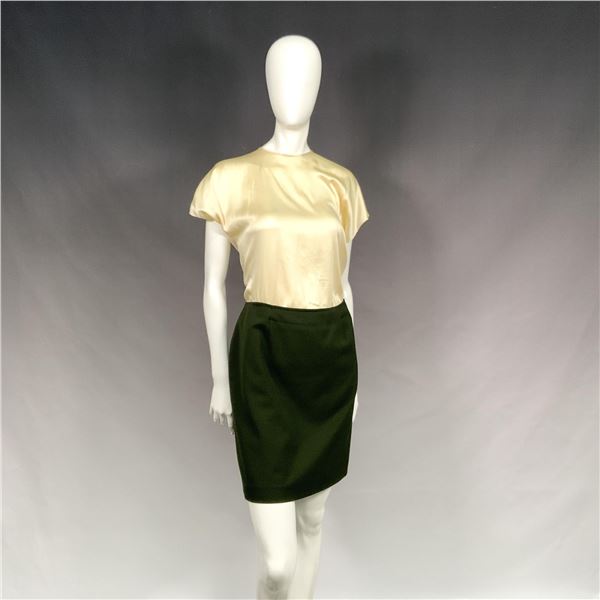 Philosophy di Alberta Ferretti Green Skirt