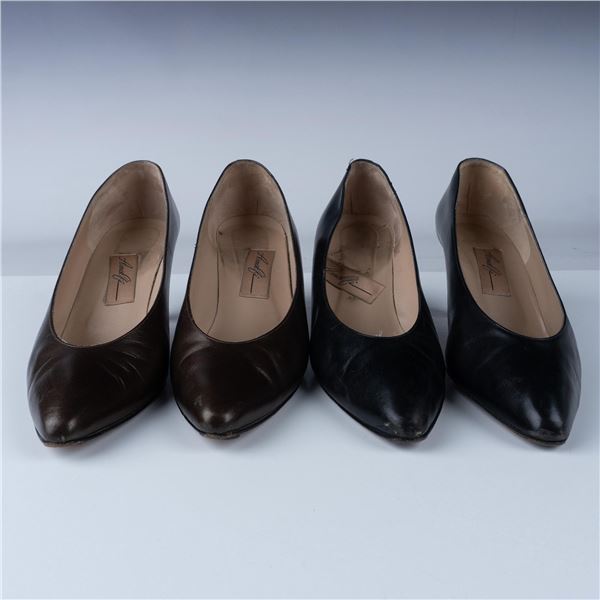 Amalfi Women's Leather Pumps - Two Pairs (Size 8)
