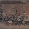 Image 4 : James Pollard, Hand-Colored Lithograph, The Birmingham Tally-Ho Coach
