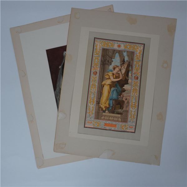 Pair of 1890s Orientalist Chromolithographs by Gobelins