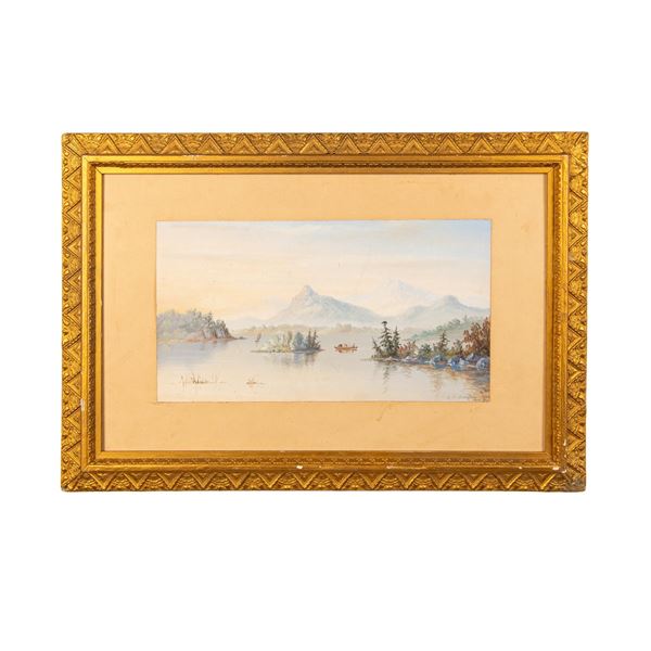 A.T. Gregory, Original Watercolor on Paper, Signed