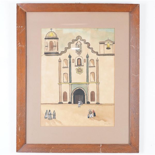A. King 1949 Original Framed Painting