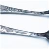 Image 5 : 2pc Soviet Silver-Plated Engraved Teaspoons in Original Box