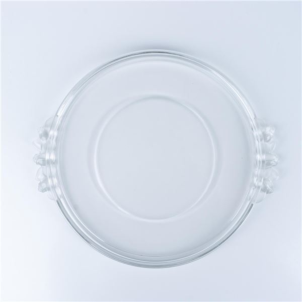 Mikasa by Walther Kristallglas Cake Plate, Satin Rose