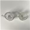 Image 3 : 2pc Glass Creamer and Teacup