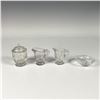 Image 1 : 4pc Glass Children's Tableware with Vine Pattern