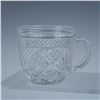 Image 6 : 19pc Pressed and Cut Decorative Glassware Grouping