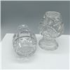 Image 3 : Pair of Crystal Glass Vase and Decanter Set