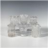 Image 1 : Set of 6 Miniature Cut Glass Vases