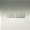 Image 1 : 4pc Early Pattern Glass Toothpick Holders