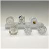 Image 3 : 6pc Pattern Glass Toothpick Holders