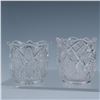 Image 3 : 6pc Pattern Glass Toothpick Holders, Tulip Shaped