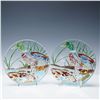 Image 1 : The Travis Collection Fused Glass Duck Plates Signed by Artist