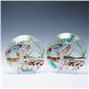 Image 4 : The Travis Collection Fused Glass Duck Plates Signed by Artist