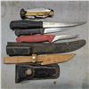 Image 1 : lot of knives and sheaths