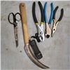 Image 1 : Knife, scissors and plyers