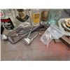 Image 4 : Misc. lot (Dry Gin Bottles, vintage hair trimmers, methyl hydrate bottles, and etc.