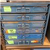 Image 1 : tool chest with parts inside- 15" by 21" by 12"