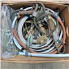 Image 1 : box of piping and misc. items
